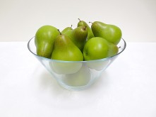 Single Green Pear w/weight