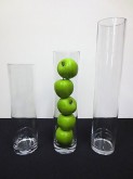 Slim Cylinder Glass Vase