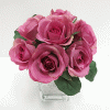 H-8362 - Rose Bouquet with 7 Flrs (MAUVE)