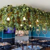 The Como Hotel - Dining Room Bulkhead Feature Greenery