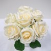 H-8362N - Rose Bouquet with 7 Flrs (IVORY)