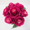 H-8362N - Rose Bouquet with 7 Flrs (MAGENTA)